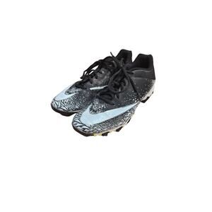 NIKE VPR Fastflex Black White  Football Cleats Shoes 833391-001 Vapor Size 9